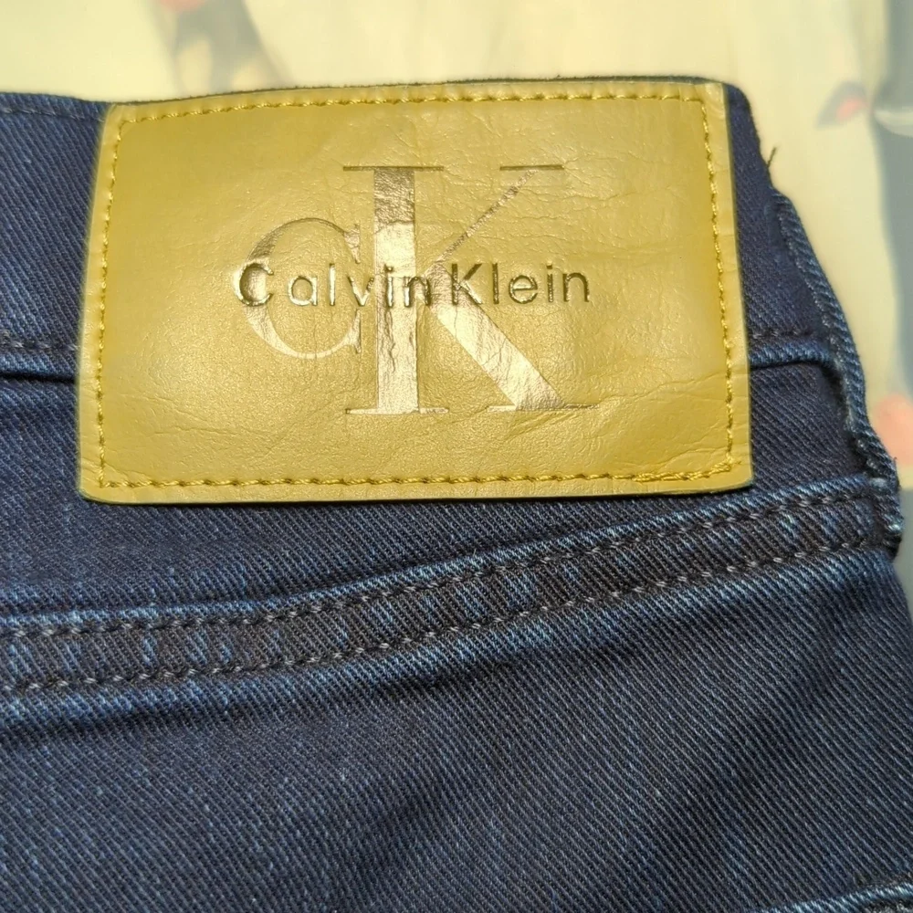 Calvin Klein Straight Leg Jeans Dark Wash Stretch Men's Size 32x29